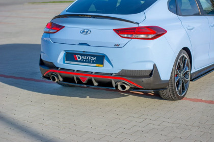 Difuzor zadního nárazníku Hyundai I30 N Fastback Mk3 černý lesklý plast