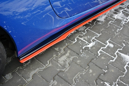 Prahové lišty V.2 SUBARU BRZ/ TOYOTA GT86 FACELIFT černý lesklý plast