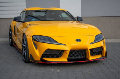 Spojler pod nárazník lipa V.3 Toyota Supra Mk5 2019- černý lesklý plast