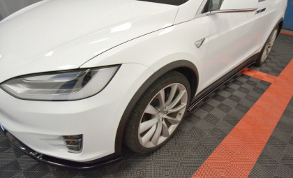 Prahové lišty TESLA MODEL X 2015- carbon look