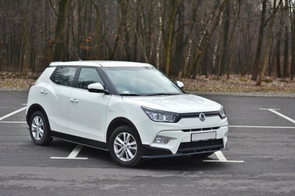 Spojler pod přední nárazník lipa SSANGYONG TIVOLI 2015- černý lesklý plast