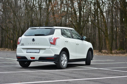 Difuzor zadního nárazníku SSANGYONG TIVOLI 2015- carbon look