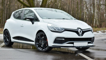 Spojler pod přední nárazník lipa RENAULT CLIO MK4 RS 2013- 2019  černý lesklý plast
