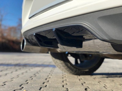 Difuzor zadního nárazníku OPEL ASTRA K OPC-LINE 2015- carbon look