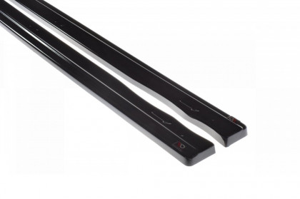 Prahové lišty MINI COOPER S MK3 3-DOOR (F56) (2014-2017) černý lesklý plast