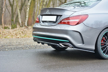 Difuzor zadního nárazníku MERCEDES-BENZ CLA C117 AMG-LINE FACELIFT 2017- matný plast