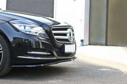 Spojler pod nárazník lipa Maxton Mercedes CLS C218 2011- 2014 černý lesklý plast