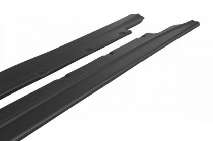 Prahové lišty Mercedes CLS C218 2011- 2014 černý lesklý plast