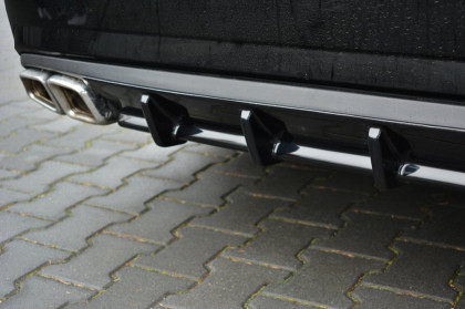 Difuzor zadního nárazníku MERCEDES-BENZ E63 AMG W212 2009-2012 černý lesklý plast