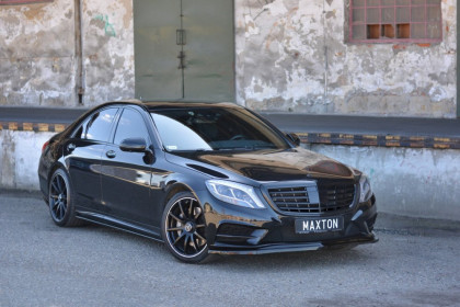 Spojler pod nárazník lipa V.1 MERCEDES-BENZ S-CLASS AMG-LINE W222 2013- 2017 carbon look