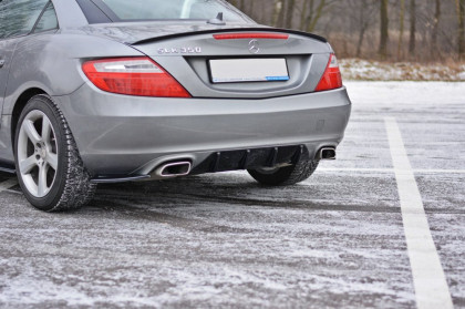 Difuzor zadního nárazníku MERCEDES-BENZ SLK R172 2011-2015 carbon look