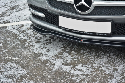 Spojler pod nárazník lipa V.1 MERCEDES SLK R172 2011- 2015 černý lesklý plast