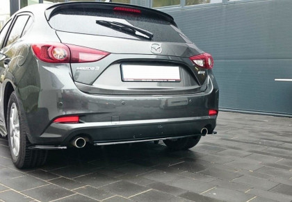 Splittery zadní boční Mazda 3 BM (Mk3) Facelift 2017-  carbon look