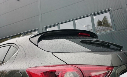 Prodloužení střešního spojleru Mazda 3 BM (Mk3) Facelift 2017- černý lesklý plast