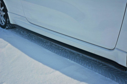 Prahové lišty KIA CEE'D / PRO CEE'D GT MK2 2013- 2018 černý lesklý plast