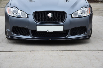 Spojler pod nárazník lipa JAGUAR XF- R 2007- 2011 černý lesklý plast