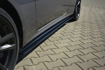 Prahové lišty HYUNDAI GENESIS COUPÉ MK.1 (2009-2012) černý lesklý plast