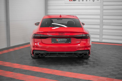Splitter zadního nárazníku Audi A7 C8 S-Line carbon look