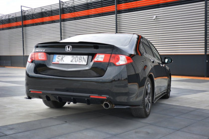 Splittery zadní boční HONDA ACCORD MK8. (CU-SERIES) SEDAN (2008-2011) černý lesklý plast