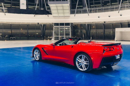 Splittery zadní boční CHEVROLET CORVETTE C7 2013- carbon look