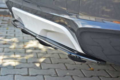 Difuzor zadního nárazníku BMW X4 M-PACK (F26) 2014 - se žebry carbon look