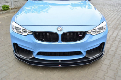 Spojler pod přední nárazník lipa BMW M4 F82 M-performance 2014- černý lesklý plast