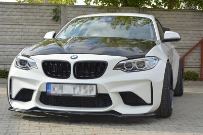 Spojler pod přední nárazník lipa BMW M2 (F87) COUPÉ (2016 - ) černý lesklý plast