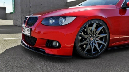 Spojler pod přední nárazník lipa BMW 3 E92 MPACK 2006-2010 černý lesklý plast