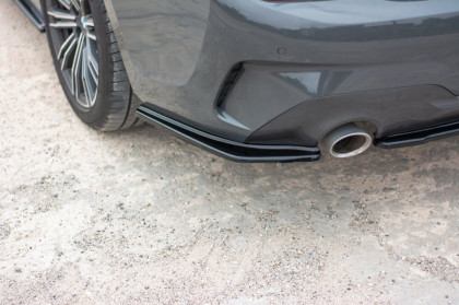 Splittery zadní boční BMW 3 G20 M-pack 2019- carbon look