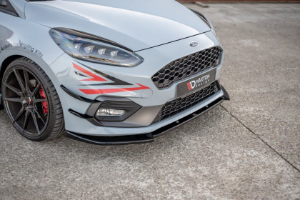 Spojler pod nárazník lipa V.4 Ford Fiesta Mk8 ST carbon look