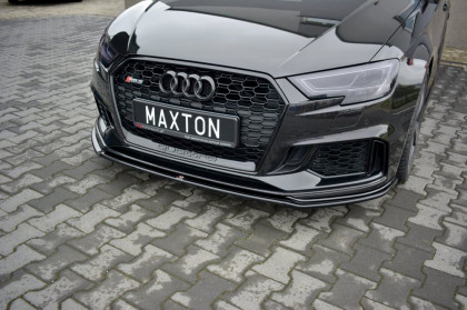 Spojler pod nárazník lipa V.2 Audi RS3 8V FL Sportback carbon look