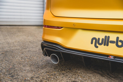 Difuzor zadního nárazníku VW Golf 8 2019 - GTI Look + výfuk carbon look