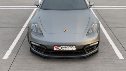 Spojler pod nárazník lipa Porsche Panamera Turbo / GTS 971 černý lesklý plast