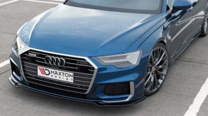 Spojler pod nárazník lipa V.1 Audi A6 S-Line / S6 C8 carbon look