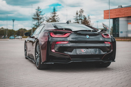 Podspoiler zadního nárazníku BMW i8 černý lesklý plast