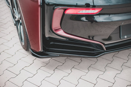 Podspoiler zadního nárazníku BMW i8 černý lesklý plast