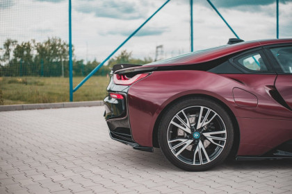 Podspoiler zadního nárazníku BMW i8 černý lesklý plast