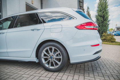 Podspoiler zadního nárazníku Ford Mondeo kombi Platinium Mk5 Facelift černý lesklý plast