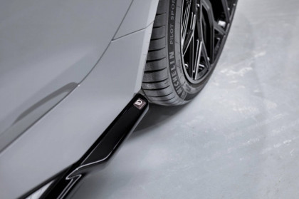 Prahové lišty V.1 Audi RS6 C8 černý lesklý plast