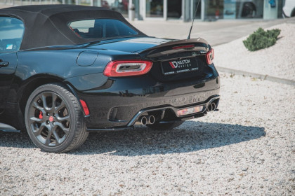 Splittery zadní boční Fiat 124 Spider Abarth černý lesklý plast