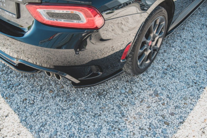 Splittery zadní boční Fiat 124 Spider Abarth černý lesklý plast