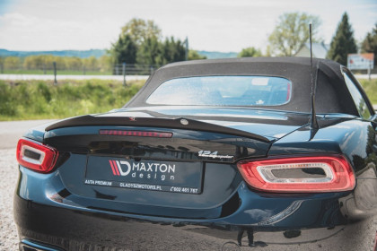 Prodloužení spoileru Fiat 124 Spider Abarth černý lesklý plast