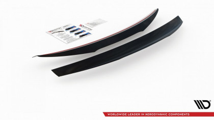 Prodloužení spoileru Fiat 124 Spider Abarth černý lesklý plast