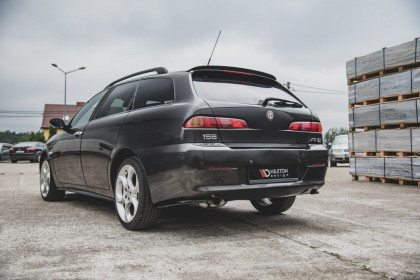 Splittery zadní boční Alfa Romeo 156 SW Facelift černý lesklý plast