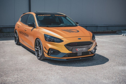 Spojler pod nárazník lipa V.8 Ford Focus ST / ST-Line Mk4 carbon look