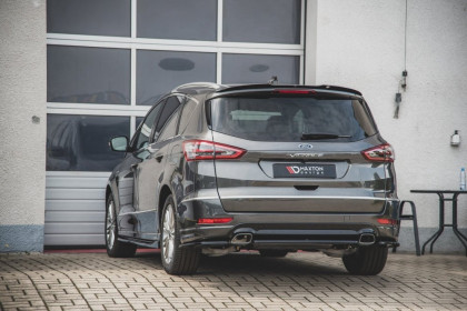 Splittery zadní boční Ford S-Max Vignale Mk2 Facelift carbon look