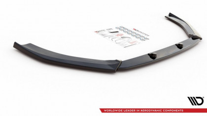 Spojler pod nárazník lipa V.4 Audi RS3 8V Facelift černý lesklý plast