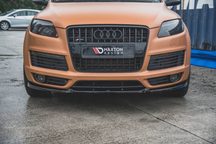 Spojler pod nárazník lipa Audi Q7 S-Line Mk.1 černý lesklý plast