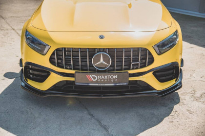 Spojler pod nárazník lipa V.1 Mercedes-AMG A 45 S W177 černý lesklý plast