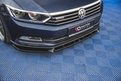 Spojler pod nárazník lipa V.2 Volkswagen Passat B8 černý lesklý plast